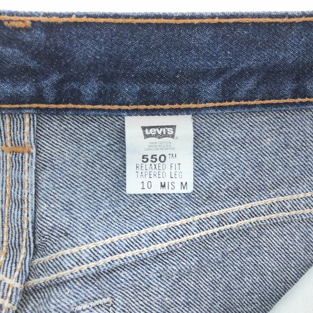 Levi's(リーバイス)の古着 リーバイス Levi's 550 RELAXED FIT TAPERED LEG テーパードデニムパンツ USA製 レディースL(w30) /eaa380080 レディースのパンツ(デニム/ジーンズ)の商品写真