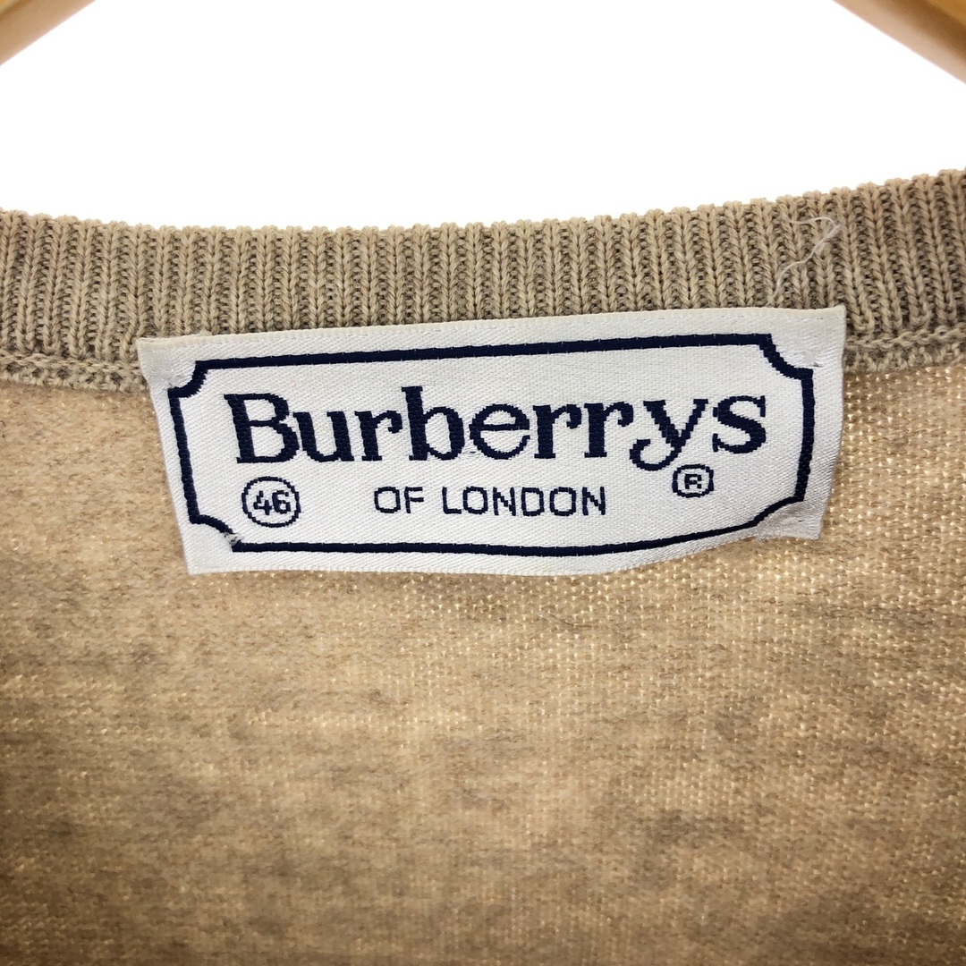 BURBERRY(バーバリー)の古着 バーバリー Burberry's LONDON ウールニットセーター メンズS /eaa395399 メンズのトップス(ニット/セーター)の商品写真