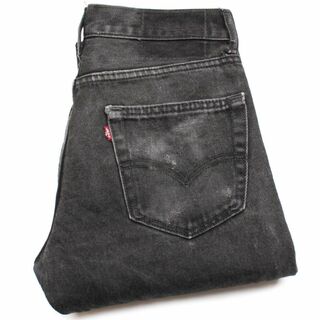 リーバイス(Levi's)のLevi'sリーバイス 505 ブラック デニムパンツ ペンキ飛び w29 L32★SDP2342 ジーンズ ストレート ユニセックス(デニム/ジーンズ)