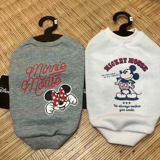 ディズニー(Disney)のペット用　服　3号　ミッキー&ミニー　2セット(犬)