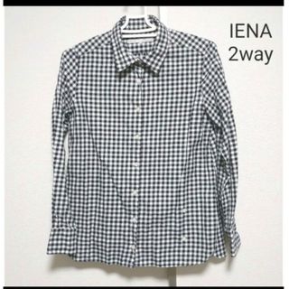 イエナ(IENA)のIENA イエナ　チェックシャツ　カシュクール　2way(シャツ/ブラウス(長袖/七分))