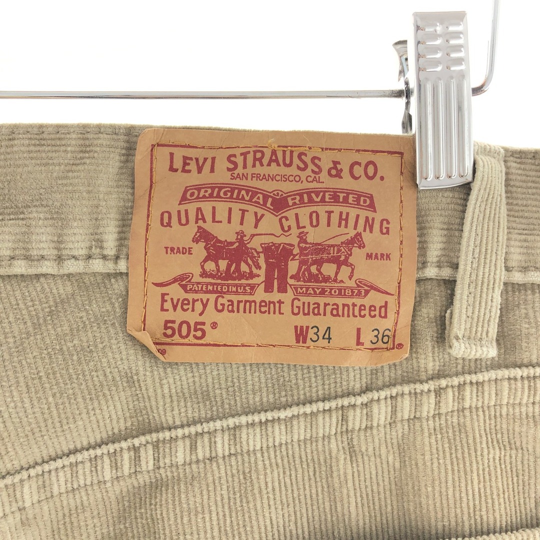 Leviリーバイス Levi's 505 コーデュロイパンツ メンズw35 /eaa380500