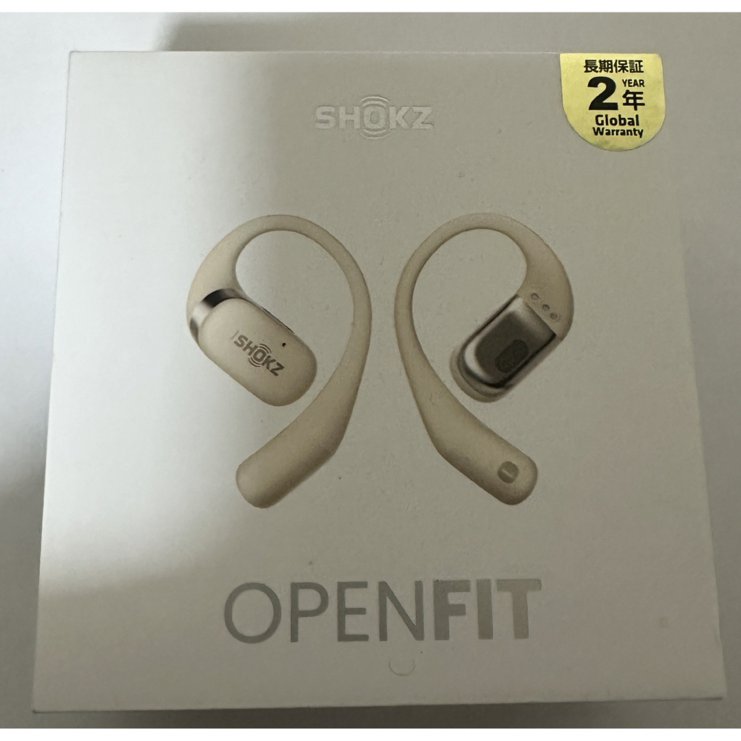 AFTERSHOKZ(アフターショックス)のShokz OpenFit SKZ-EP ベージュ スマホ/家電/カメラのオーディオ機器(ヘッドフォン/イヤフォン)の商品写真