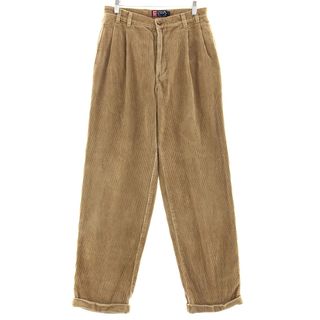 ラルフローレン(Ralph Lauren)の古着 90年代 ラルフローレン Ralph Lauren CHAPS チャップス 太畝 ツータック コーデュロイパンツ メンズw30 ヴィンテージ /eaa380492(その他)