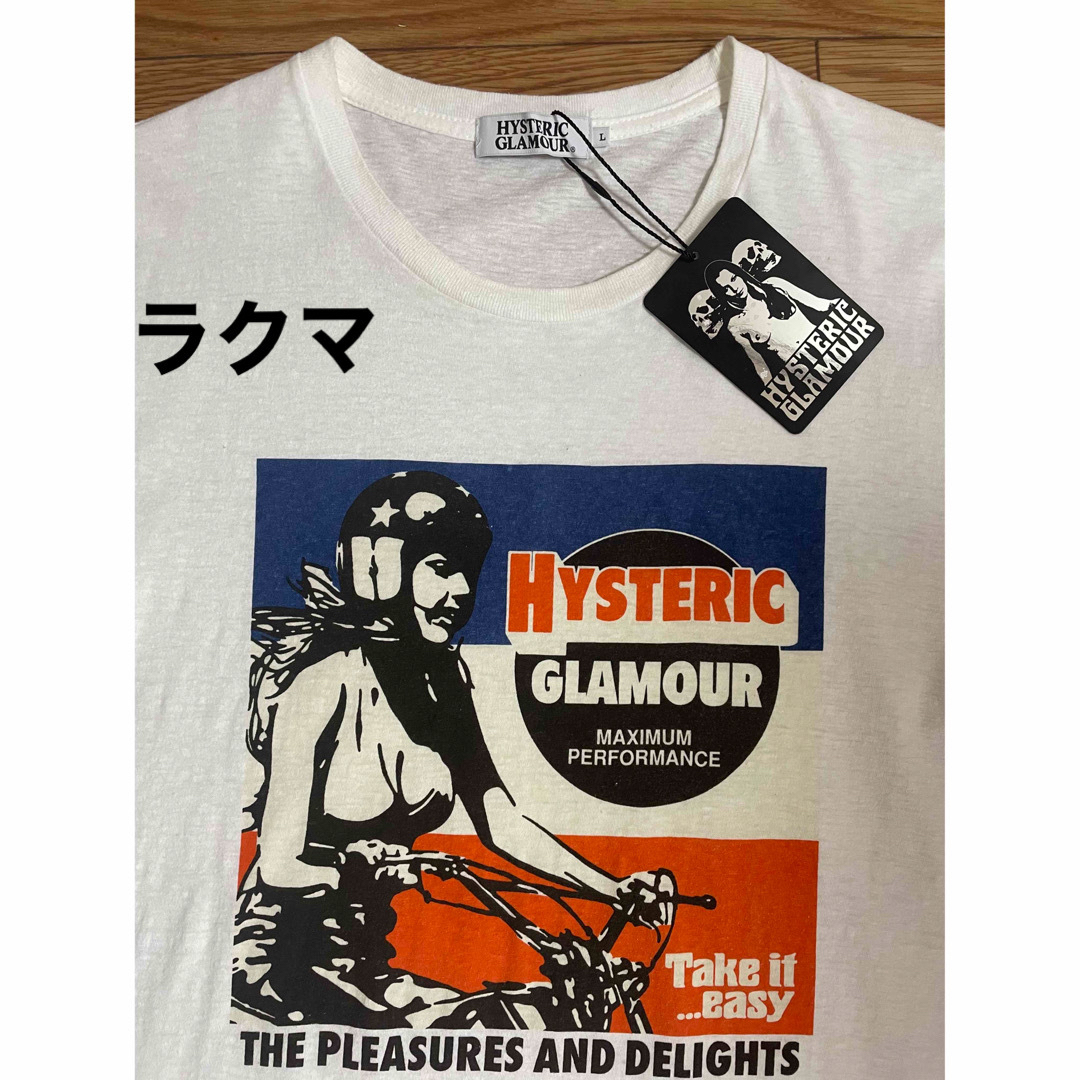 HYSTERIC GLAMOUR(ヒステリックグラマー)のHYSTERIC GLAMOUR ヒステリックグラマー バイク ガール Tシャツ メンズのトップス(Tシャツ/カットソー(半袖/袖なし))の商品写真