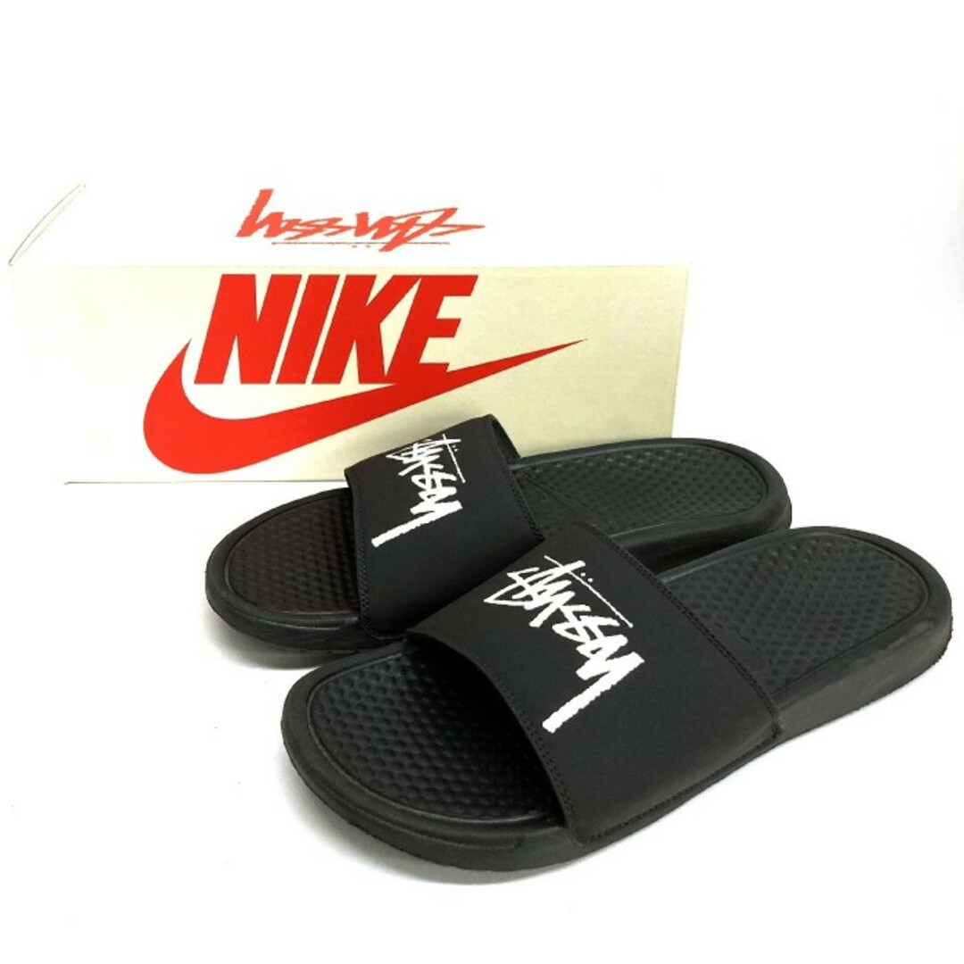 ★STUSSY × NIKE ステューシー × ナイキ CW2787-001 Benassi Slide Off Noir ベナッシ ブラック  size27cm | フリマアプリ ラクマ