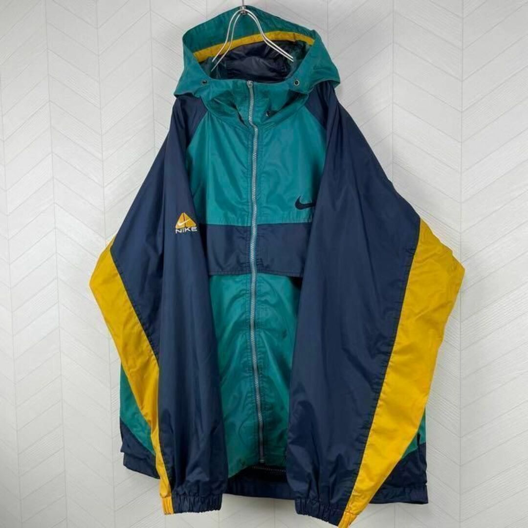 超激レア90s ナイキ ACG ナイロンジャケット フーディ オーバーサイズ