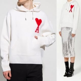 ami - ami paris アミパリス フーディー ロゴニットの通販|ラクマ ami - ami paris アミパリス フーディー ロゴニットの通販|ラクマ
