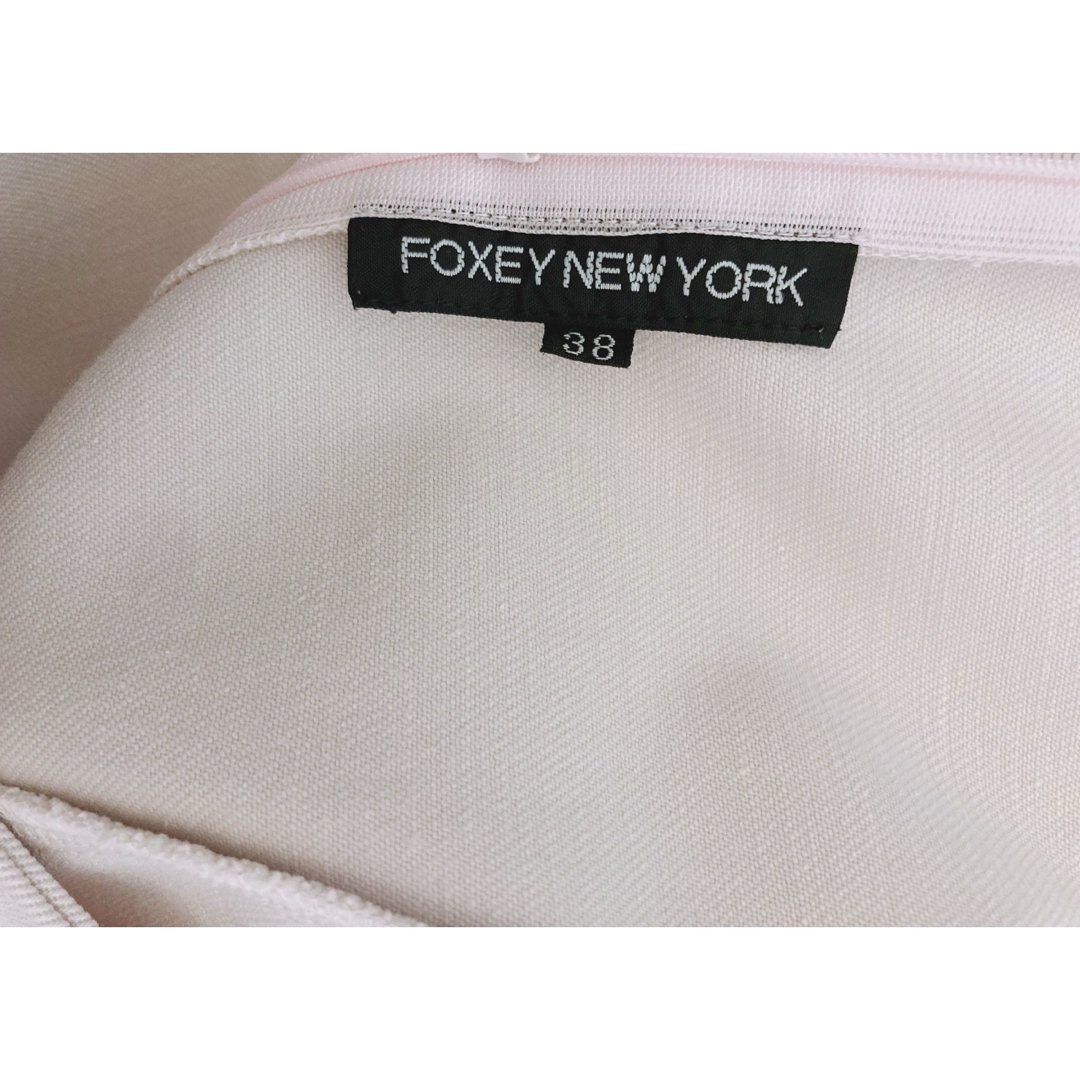 FOXEY(フォクシー)のFOXEY フォクシー  ニューヨーク ベビーピンク ワンピース サイズ38 レディースのワンピース(ひざ丈ワンピース)の商品写真