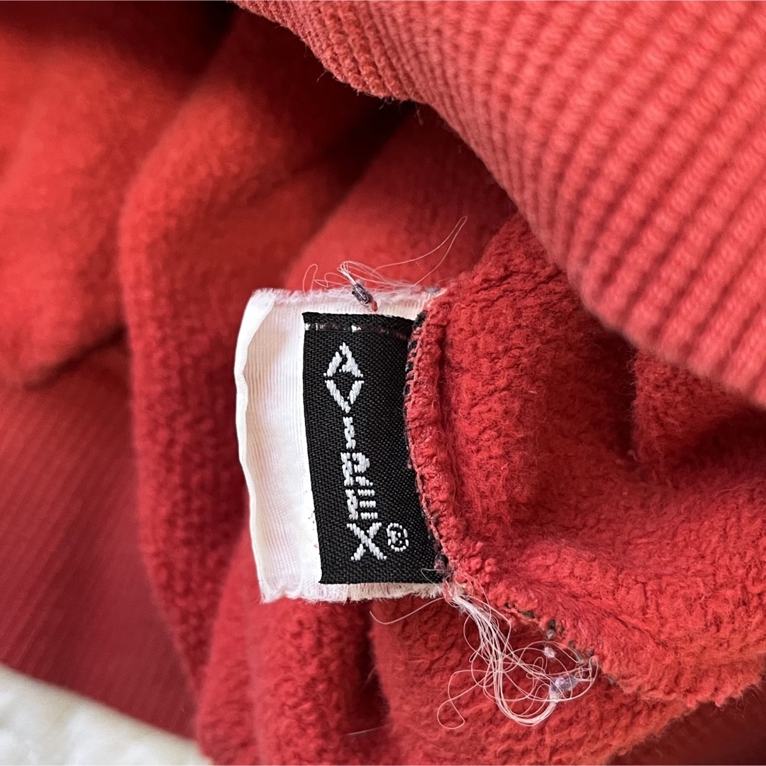 AVIREX(アヴィレックス)のAVIREX 赤 スウェット トレーナー アメカジ ヴィンテージ M  メンズのトップス(スウェット)の商品写真