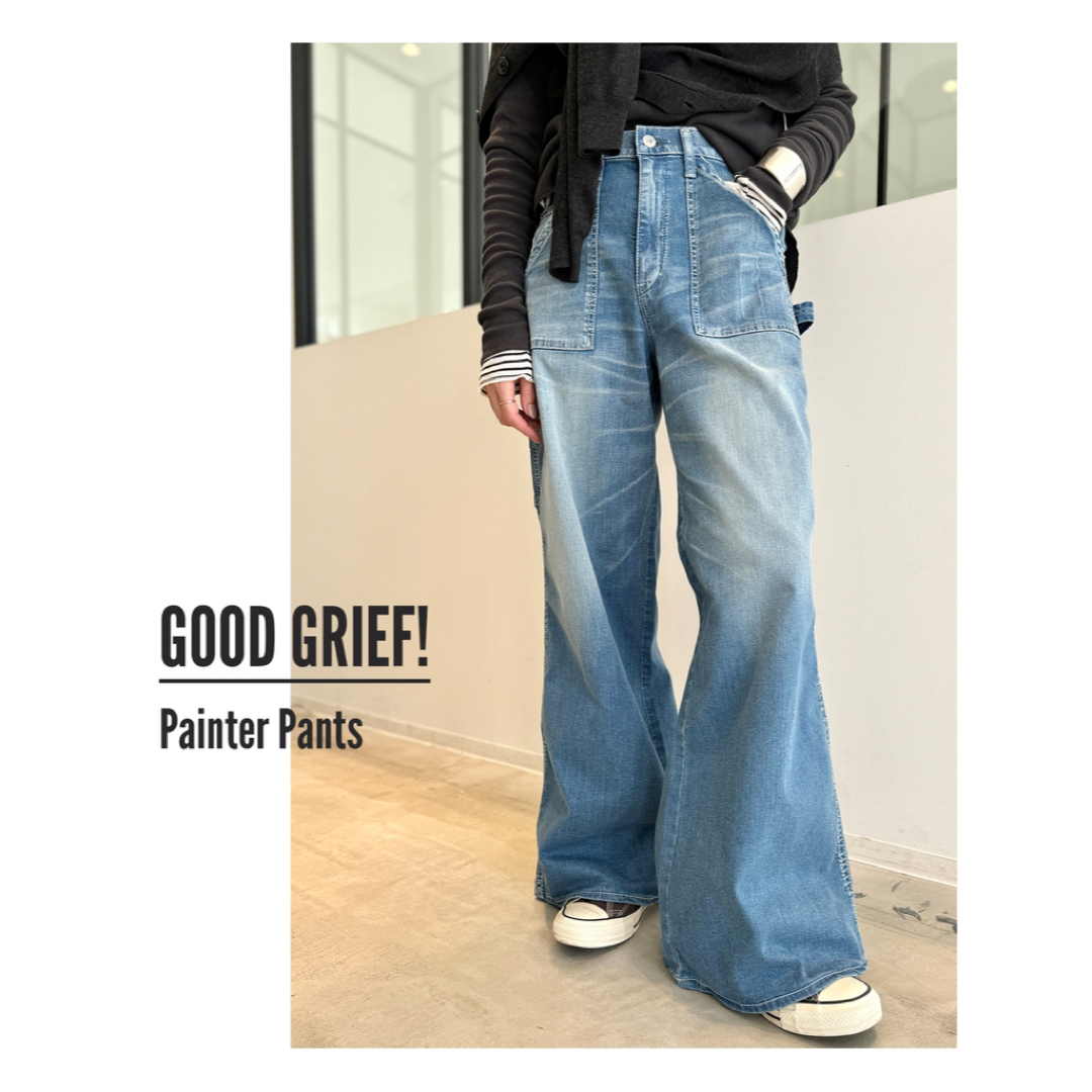 L'Appartement DEUXIEME CLASSE(アパルトモンドゥーズィエムクラス)のアパルトモン【GOOD GRIEF!/グッドグリーフ】 Paiter Pants レディースのパンツ(デニム/ジーンズ)の商品写真