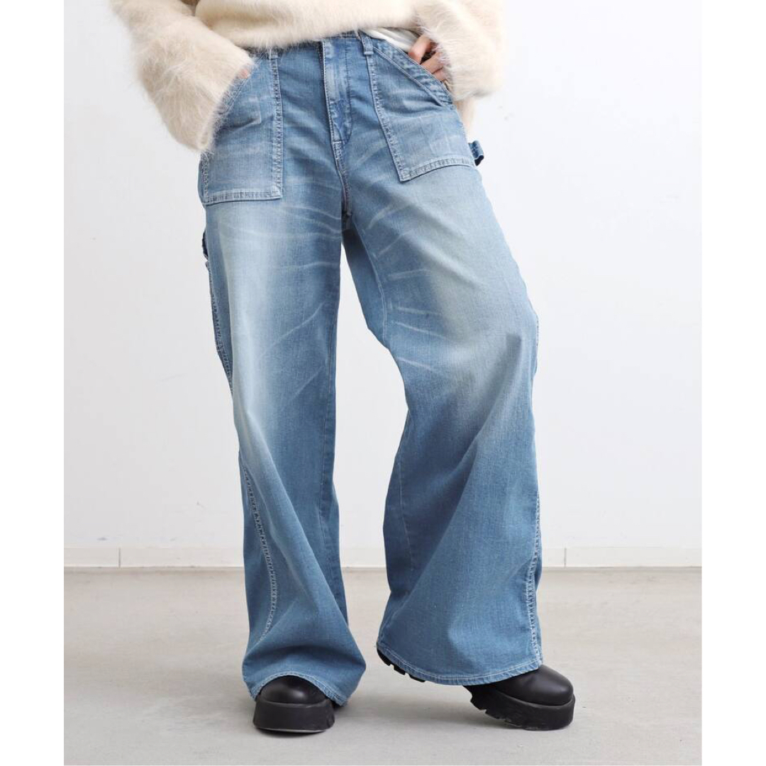 L'Appartement DEUXIEME CLASSE(アパルトモンドゥーズィエムクラス)のアパルトモン【GOOD GRIEF!/グッドグリーフ】 Paiter Pants レディースのパンツ(デニム/ジーンズ)の商品写真