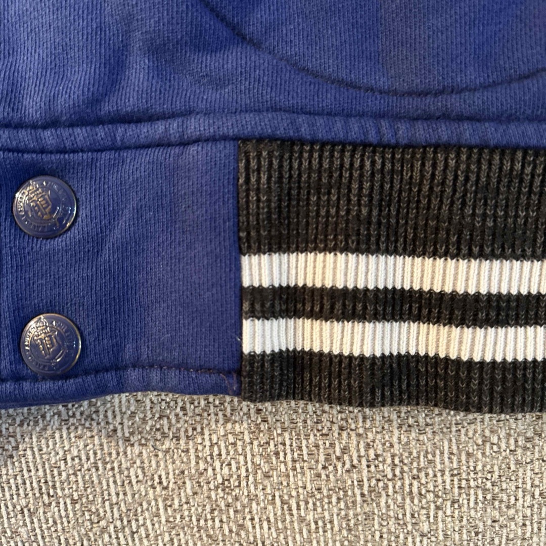 POLO RALPH LAUREN(ポロラルフローレン)の美品 POLO RALPH LAUREN スウェットコーチジャケット メンズのジャケット/アウター(スタジャン)の商品写真