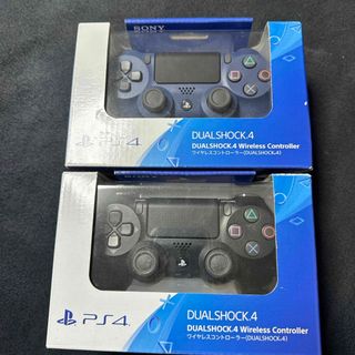 プレイステーション4(PlayStation4)のPS4純正コントローラー ×2(家庭用ゲーム機本体)