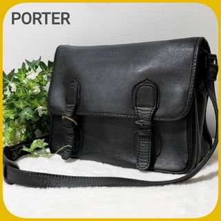 PORTER - 美品 PORTER バロン レザー ショルダー バッグ ベルト 日本製 ...