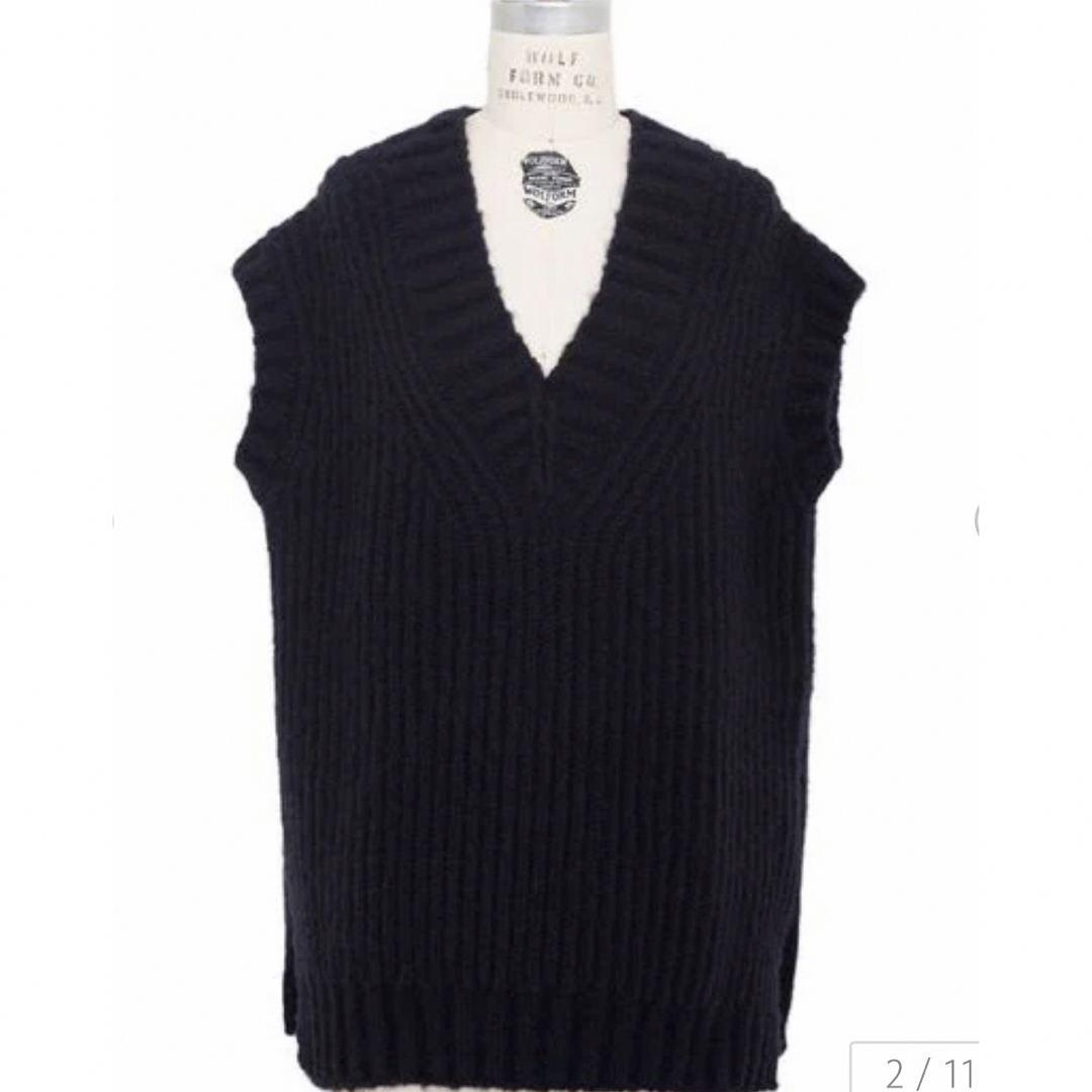 Drawer - Drawer FALL1 3Gあぜ編みVネックベストの通販 by TAKAs shop Drawer - Drawer FALL1 3Gあぜ編みVネックベストの通販 by TAKAs shop
