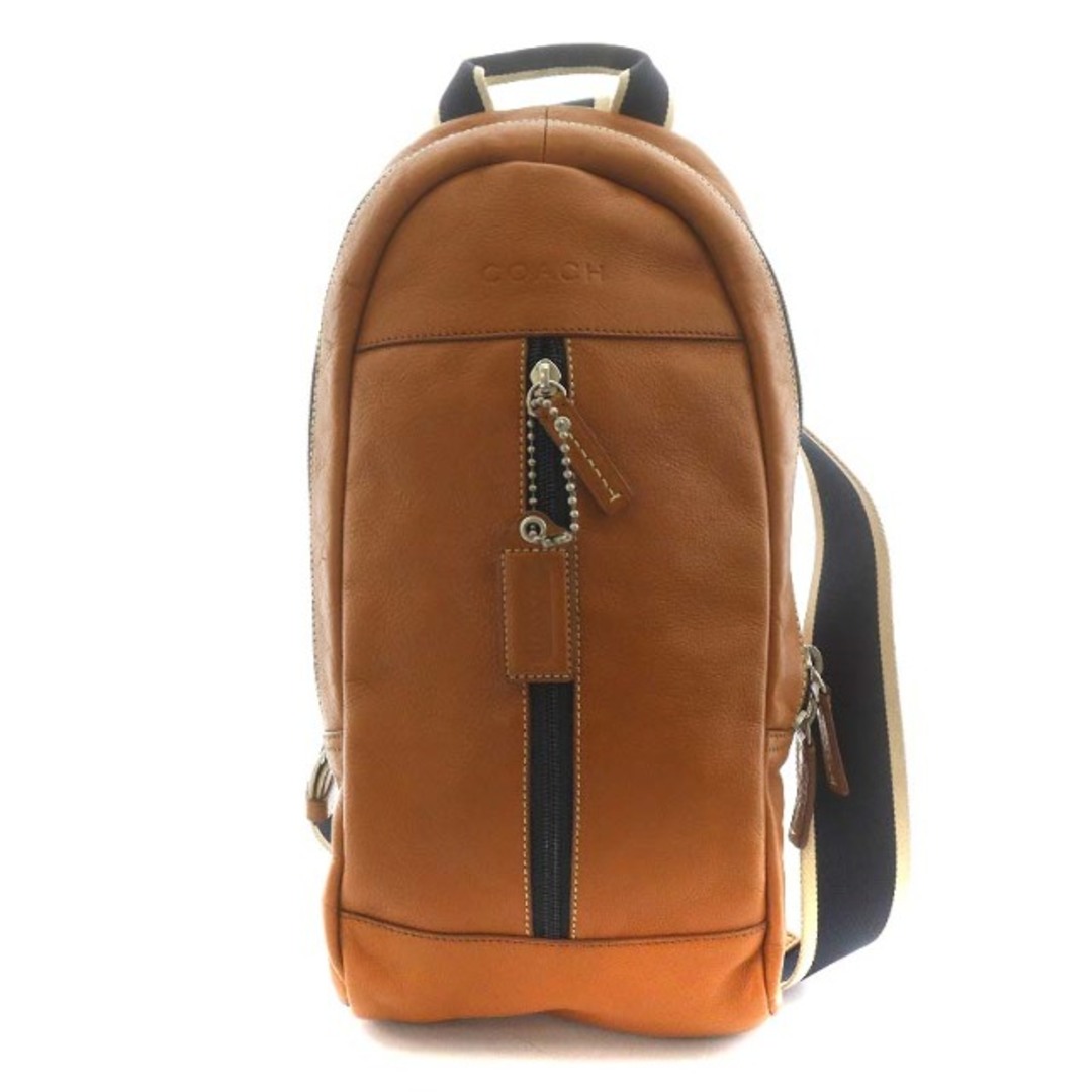 COACH - コーチ COACH ヘリテージ ウェブ レザー スリング ボディ