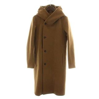 ダブルジェーケー(wjk)のwjk witch coat コート フード ロング ウール L 茶 wl77p(その他)