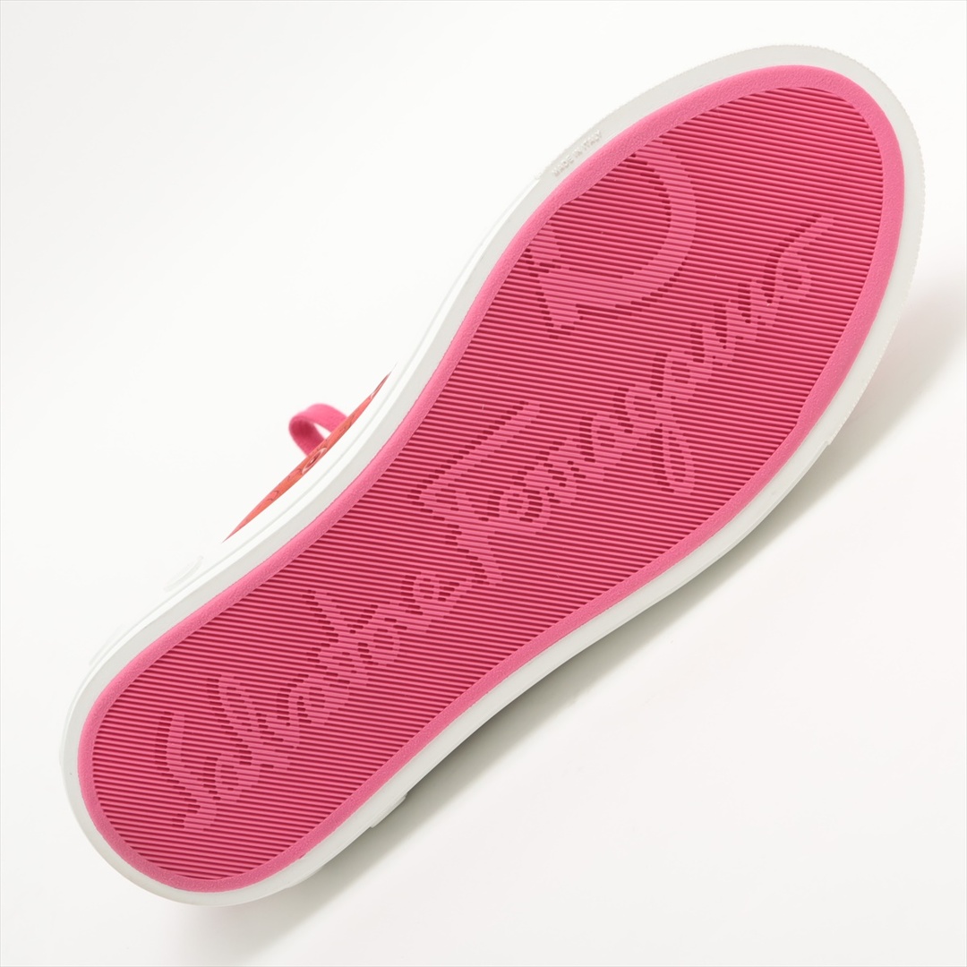 Salvatore Ferragamo(サルヴァトーレフェラガモ)のフェラガモ  レザー×ファブリック 8C レッド レディース スニーカー レディースの靴/シューズ(スニーカー)の商品写真