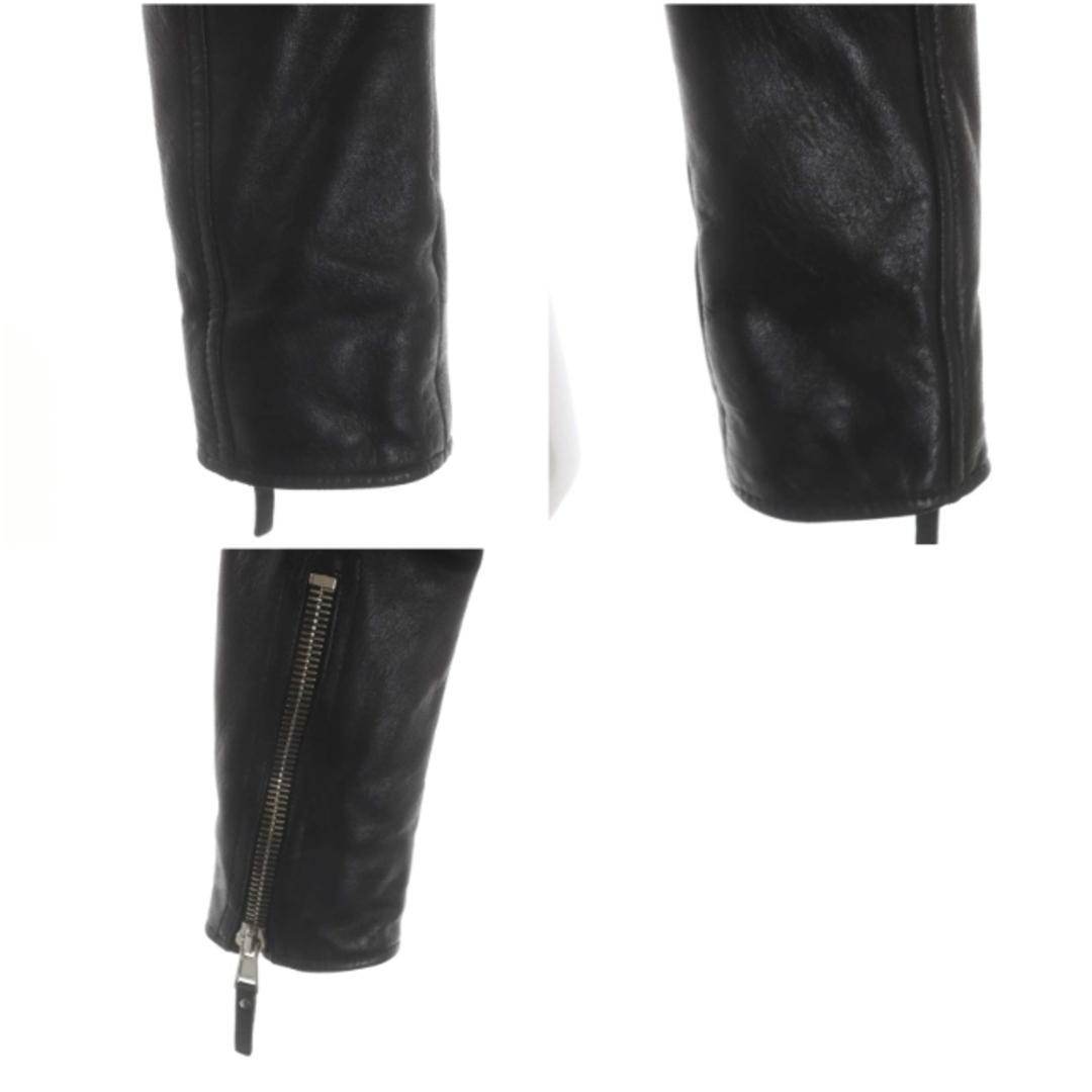 Balenciaga(バレンシアガ)のバレンシアガ ラムレザーダブルライダースジャケット アウター 黒 256302 レディースのジャケット/アウター(ライダースジャケット)の商品写真