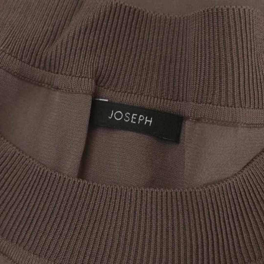 JOSEPH(ジョゼフ)のジョセフ 23SS クレープ ド ソワ ソリッド シルクTシャツ カットソー 紫 レディースのトップス(Tシャツ(半袖/袖なし))の商品写真