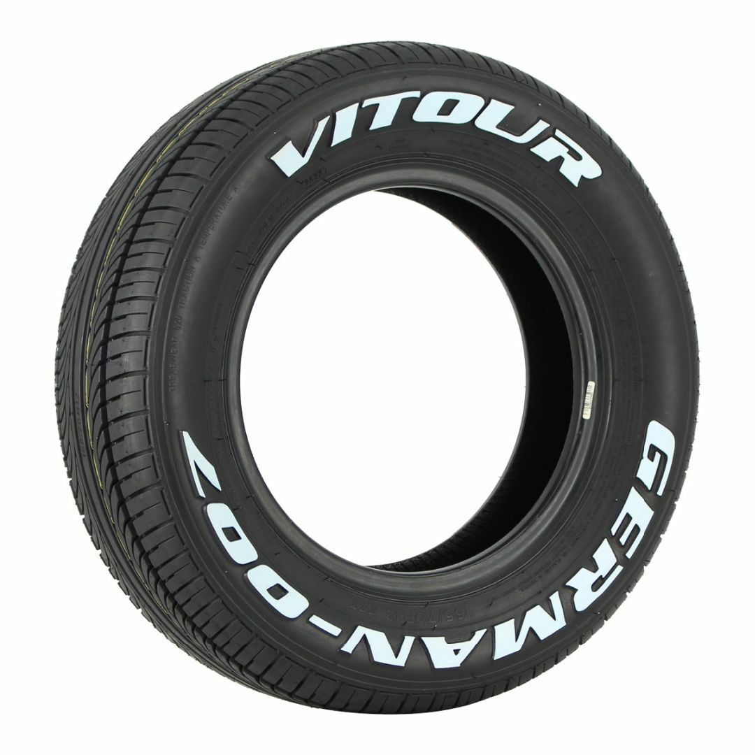 VITOURヴィツァー商品名称165/70R12 ホワイトレター タイヤ 4本セット 送料無料！12インチ№2