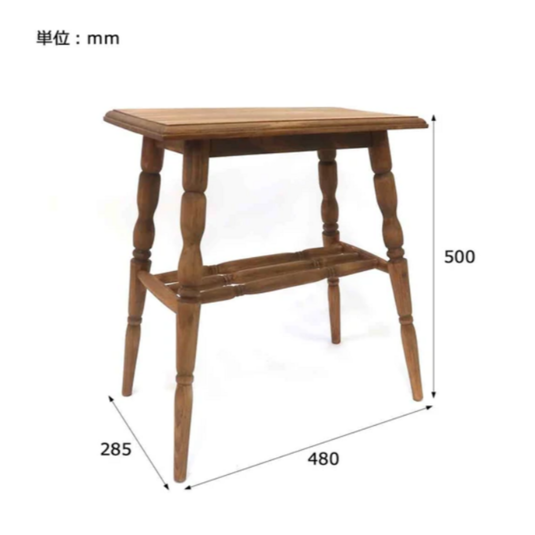 KRE TB NMR2 サイドテーブル アンティーク風 パイン材 KRE TB NMR2 サイドテーブル アンティーク風 パイン材