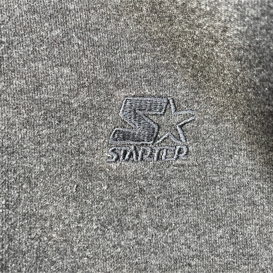 STARTER(スターター)の【スターター】メキシコ製スウェット　ダークグレー　ワンポイントロゴ　L 刺繍96 メンズのトップス(スウェット)の商品写真