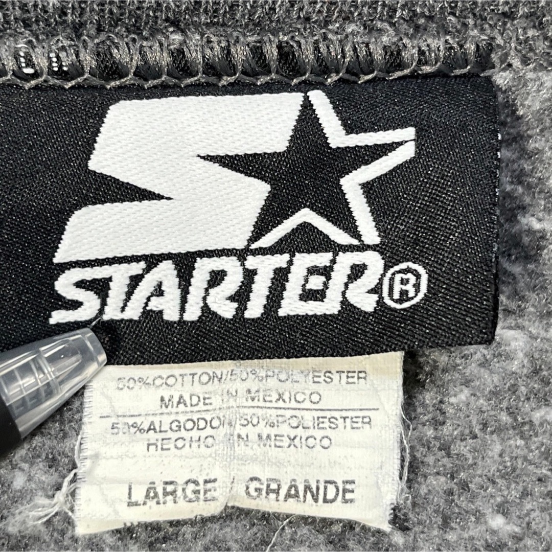 STARTER(スターター)の【スターター】メキシコ製スウェット　ダークグレー　ワンポイントロゴ　L 刺繍96 メンズのトップス(スウェット)の商品写真