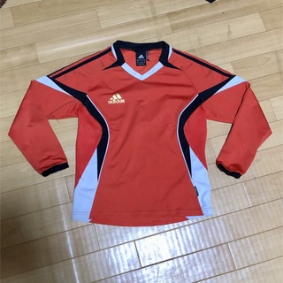 アディダス(adidas)のadidas 赤長袖 140 ◆アディダス ジャケット 野球 サッカー レッド(Tシャツ/カットソー)