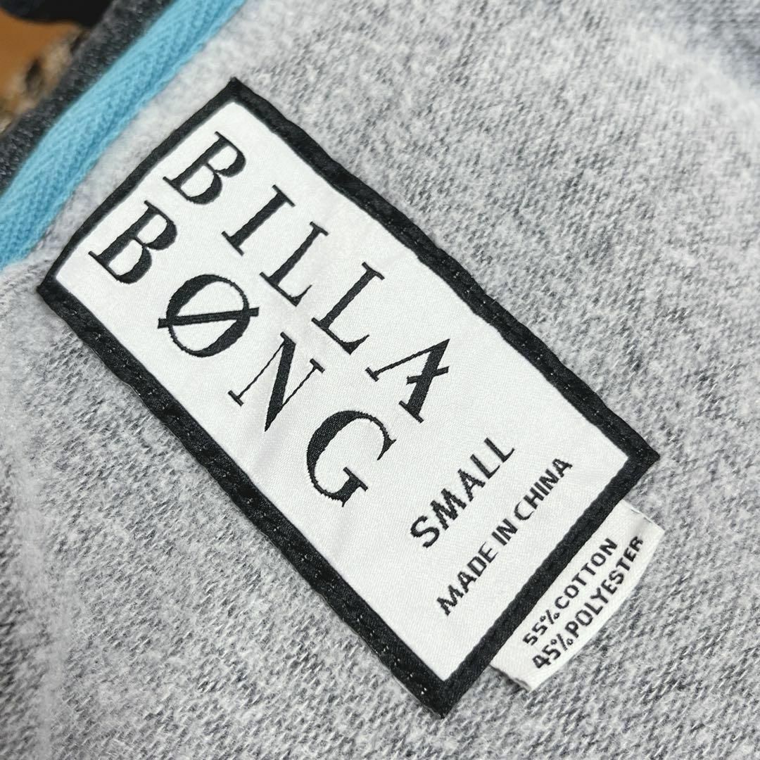 billabong(ビラボン)のビラボン　ジップアップパーカー【S】シンプルカジュアル　ユニセックス メンズのトップス(パーカー)の商品写真