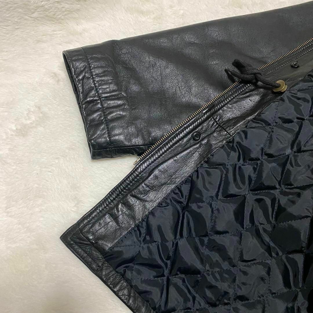 seahop club 牛革☆old leather bomber jacketKAオールドレザージャケット