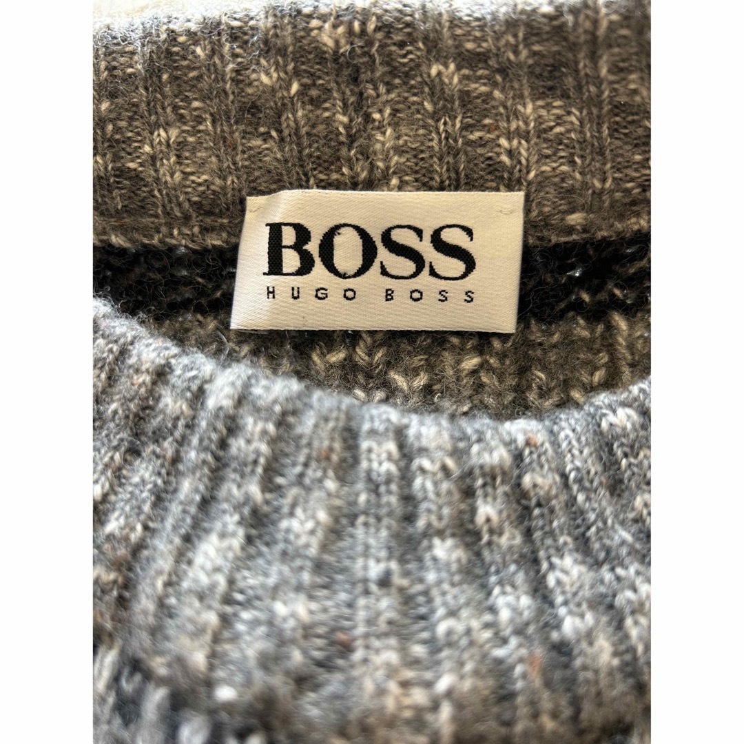 HUGO BOSS(ヒューゴボス)のHUGO BOSS birdデザインオーバーサイズニット メンズのトップス(ニット/セーター)の商品写真