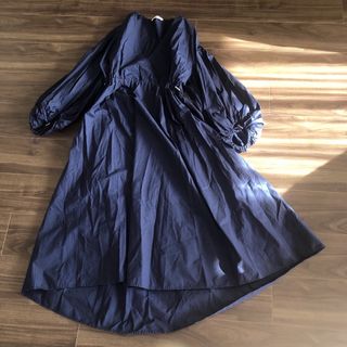 ザラ(ZARA)のzara バルーンスリーブ ロング ワンピース ドレス マキシ(ロングワンピース/マキシワンピース)