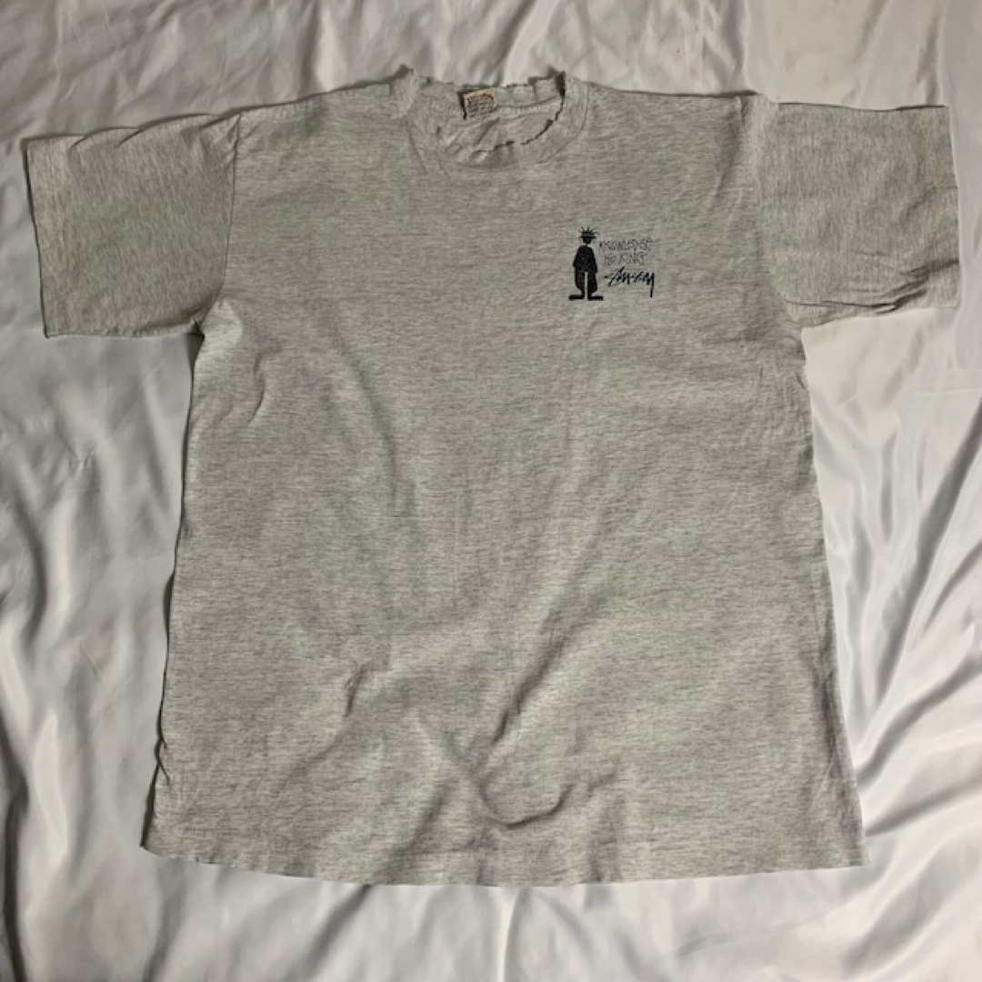 STUSSY vintage 90s前期 シャドーマン ダメージ Tシャツの通販 STUSSY vintage 90s前期 シャドーマン ダメージ Tシャツの通販
