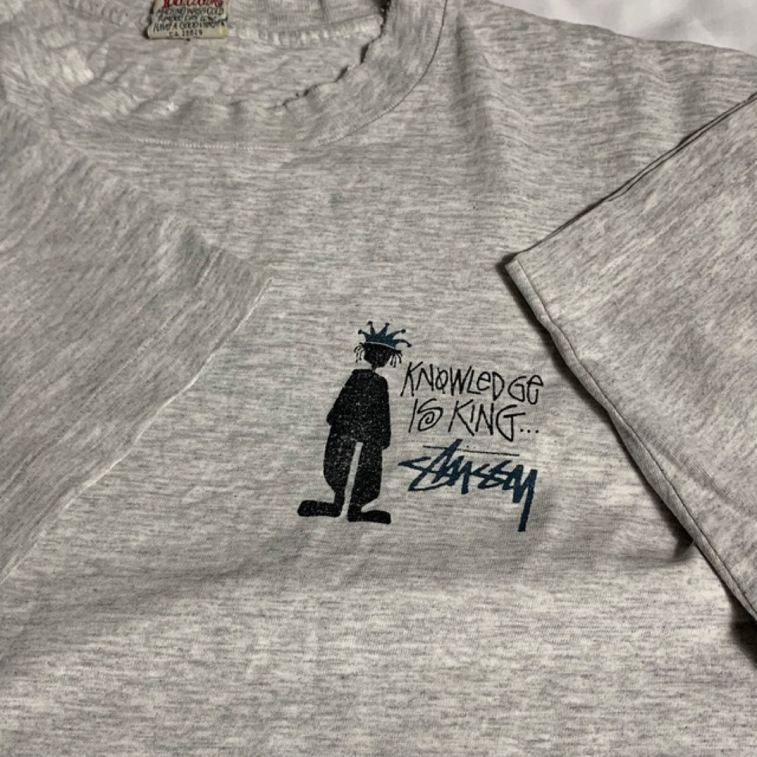 STUSSY vintage 90s前期 シャドーマン ダメージ Tシャツの通販 STUSSY vintage 90s前期 シャドーマン ダメージ Tシャツの通販