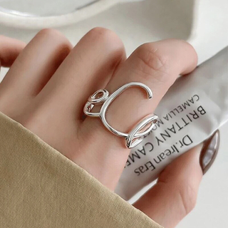エディットフォールル(EDIT.FOR LULU)の【新品】cursive style ring / silver(リング(指輪))