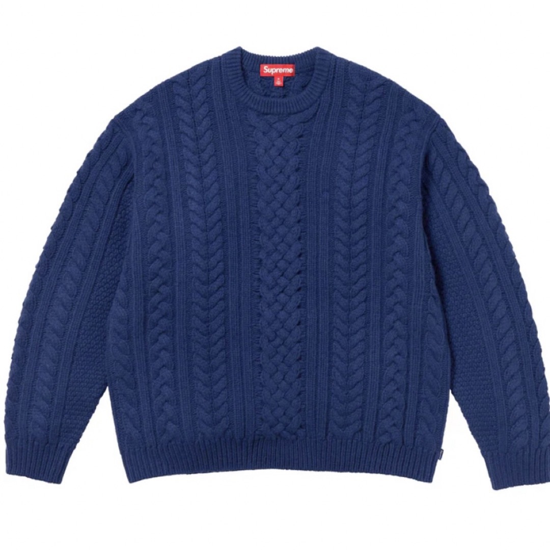 Supreme(シュプリーム)のSupreme Applique Cable Knit Sweater メンズのトップス(ニット/セーター)の商品写真