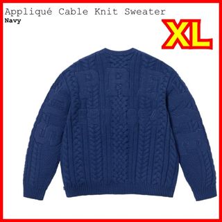 シュプリーム(Supreme)のSupreme Applique Cable Knit Sweater(ニット/セーター)