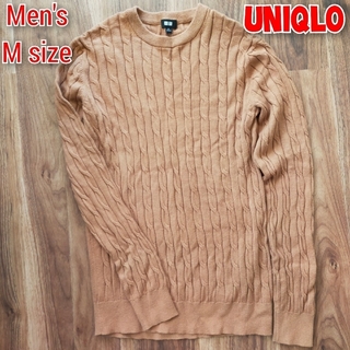 ユニクロ(UNIQLO)のUNIQLO ユニクロ ニット セーター メンズ カシミヤ ケーブルセーター(ニット/セーター)
