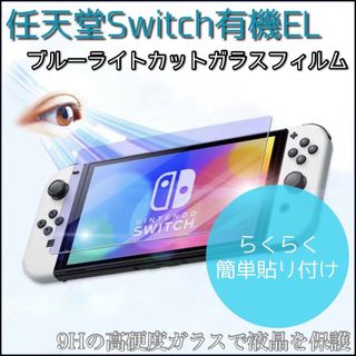 【Nintendo switch OLED専用】ブルーライトカットフィルム(その他)