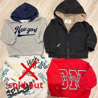 ザラキッズ(ZARA KIDS)のZARA 86 男の子服　セット売り★(トレーナー)