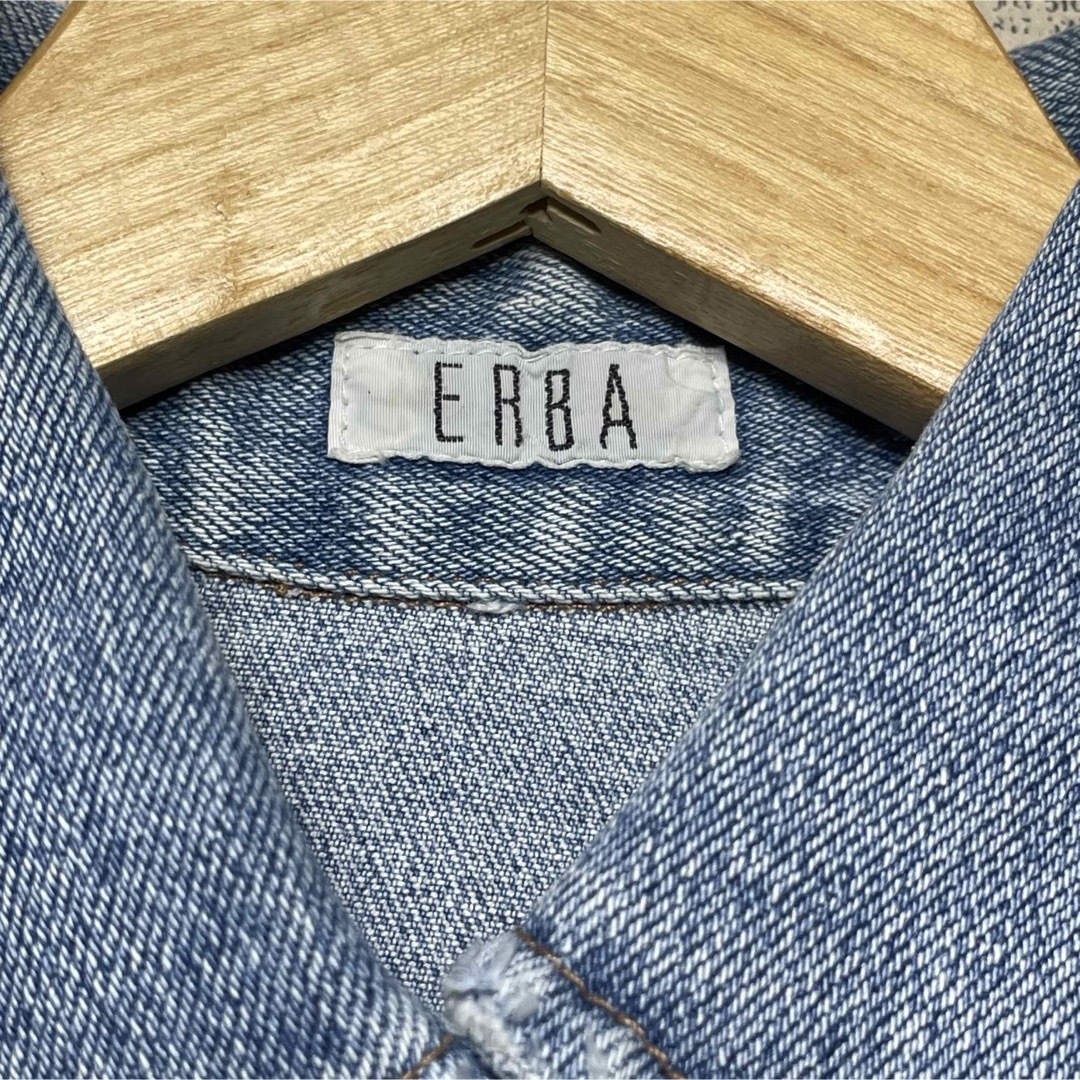 ERBA(エルバ)のERBA エルバ デニムジャケット size F レディースのジャケット/アウター(Gジャン/デニムジャケット)の商品写真