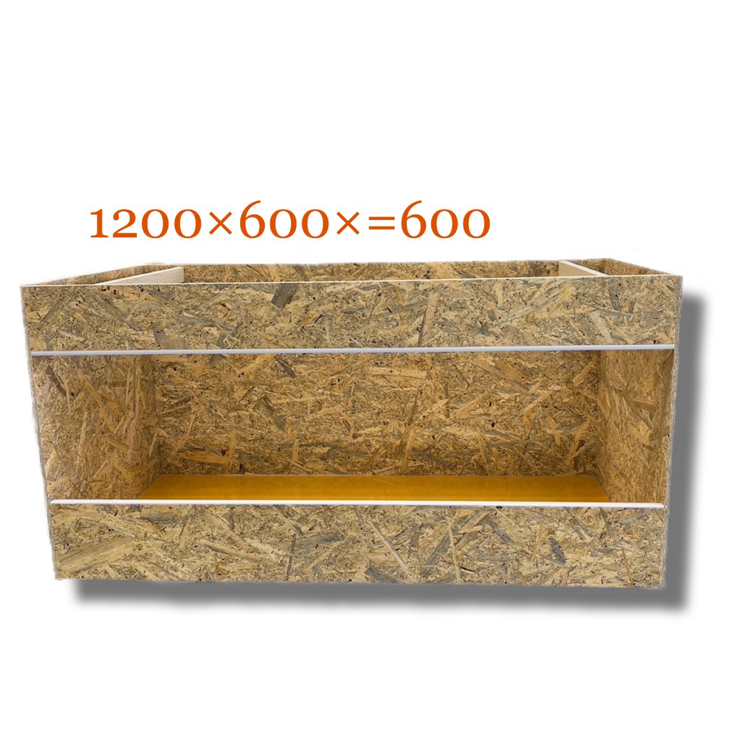 ペット用品爬虫類ケージ　1200×600×600 OSB