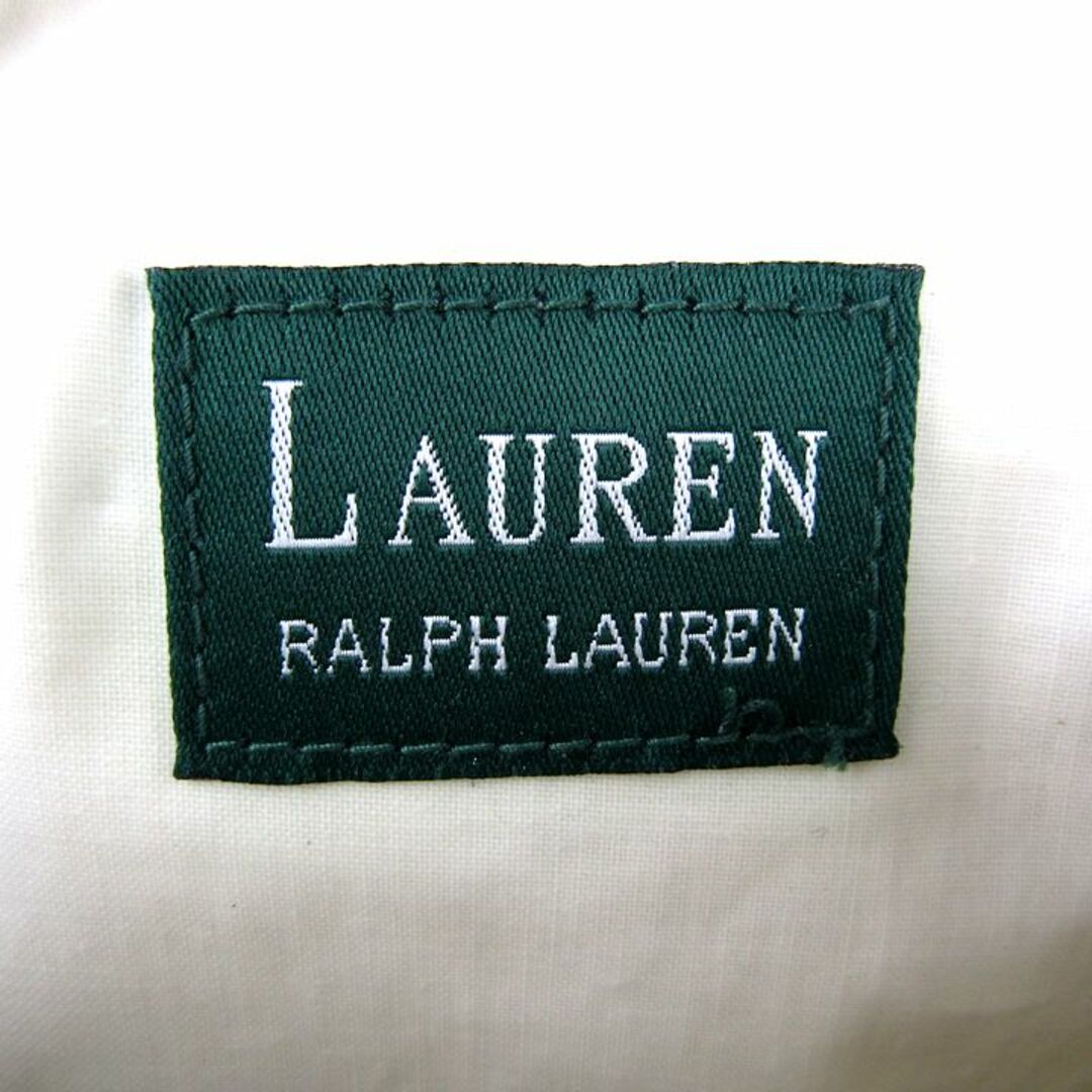 Ralph Lauren(ラルフローレン)のローレン ラルフローレン ポーチ ラウンドファスナー モノグラム ブランド 小物 レディース グレー RALPH LAUREN レディースのファッション小物(ポーチ)の商品写真