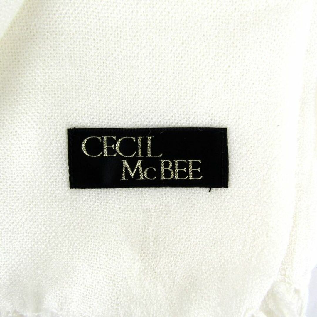 CECIL McBEE(セシルマクビー)のセシルマクビー マフラー ストール 無地 ブランド 小物 レディース ホワイト CECIL McBEE レディースのファッション小物(ストール/パシュミナ)の商品写真