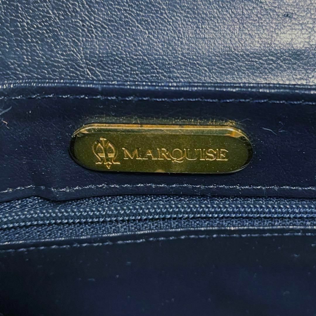 MARQUISE Japan 牛 ハンド バッグ 金 自立 パーティ 革 レディースのバッグ(ハンドバッグ)の商品写真