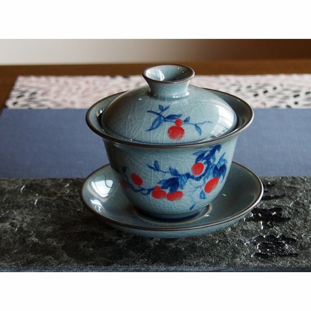 中国 青華五彩瓶 送料込み0801 工芸品