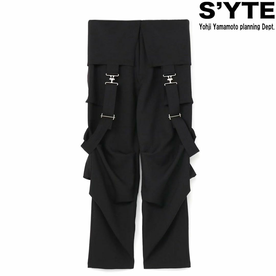 Yohji Yamamoto(ヨウジヤマモト)の新品未使用タグ付き S'YTE PARACHUTE DECK PANTS メンズのパンツ(サロペット/オーバーオール)の商品写真
