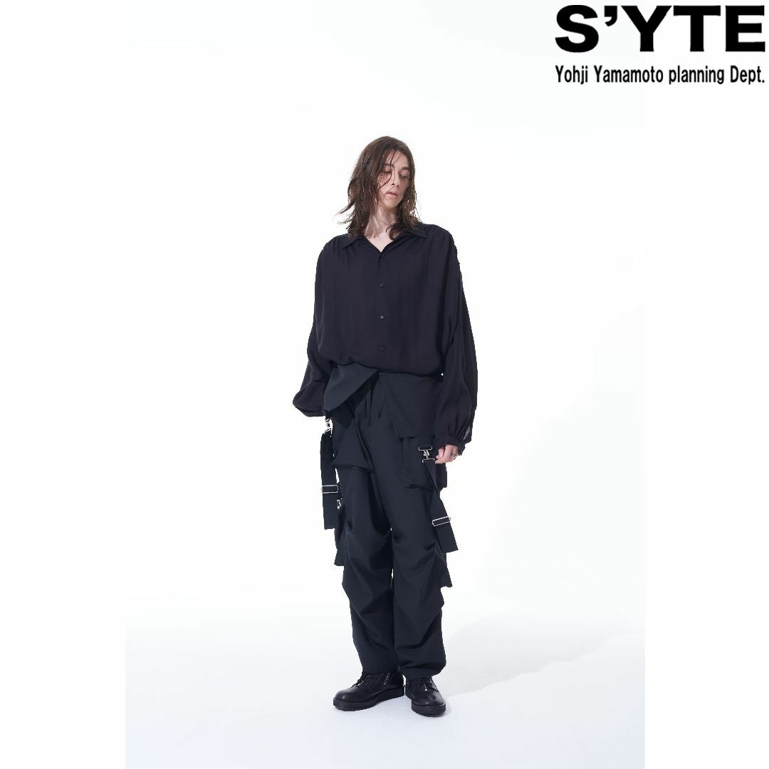 Yohji Yamamoto(ヨウジヤマモト)の新品未使用タグ付き S'YTE PARACHUTE DECK PANTS メンズのパンツ(サロペット/オーバーオール)の商品写真